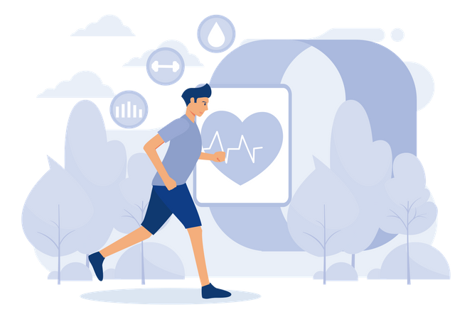 Fitness Tracker  Illustration