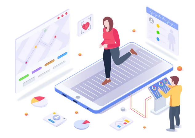 Fitness-Tracking-App  Illustration