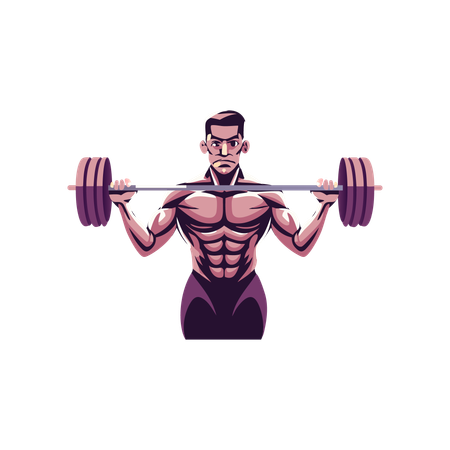 Fitnessstudio  Illustration