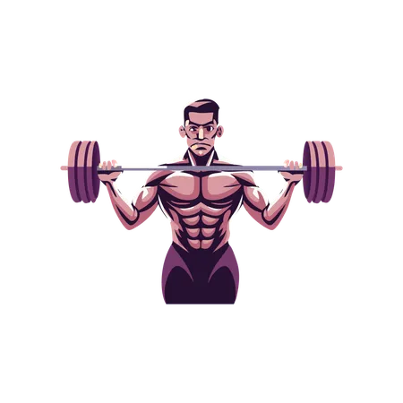 Fitnessstudio  Illustration