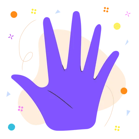 Five Finger  Illustration