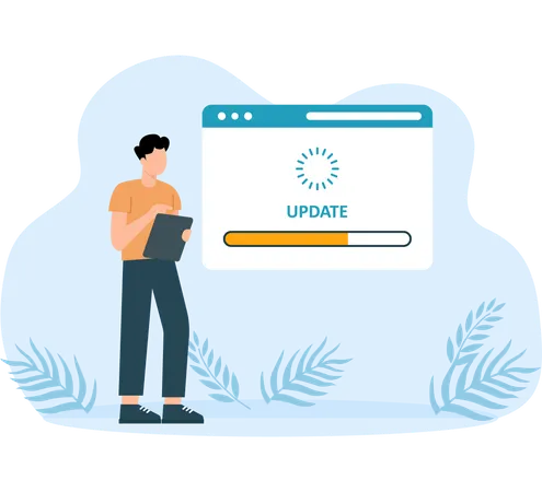 Fix System Update Change New Version  Illustration