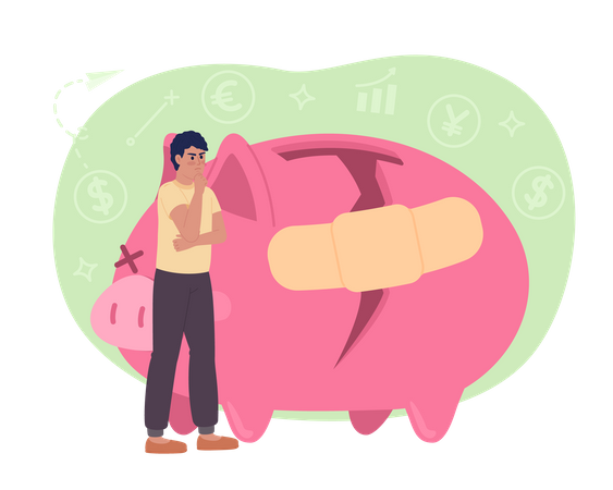 Fixing personal budget  Illustration