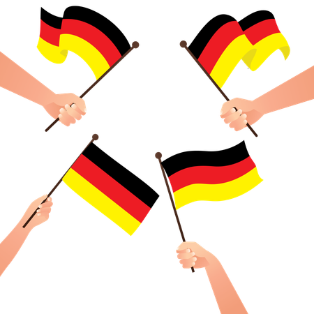 Flag of germany  Ilustração