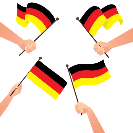 Flag of germany  Ilustração