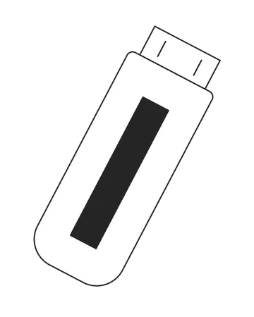 Flash memory stick  Illustration