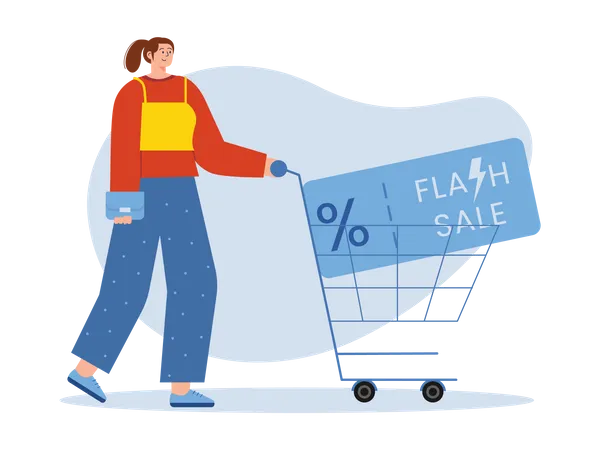 Flash sale  Illustration