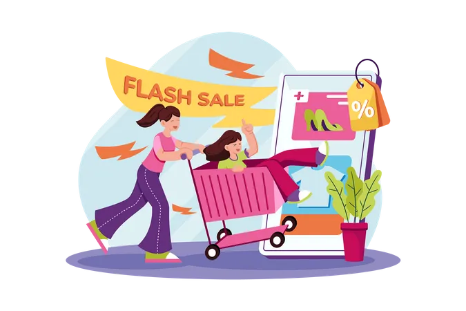Flash Sale Illustration