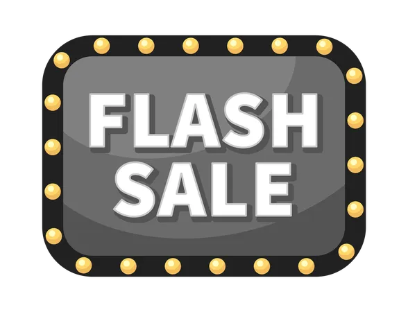 Flash sale  Illustration