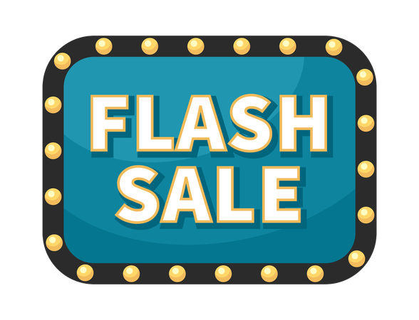 Flash sale  Illustration