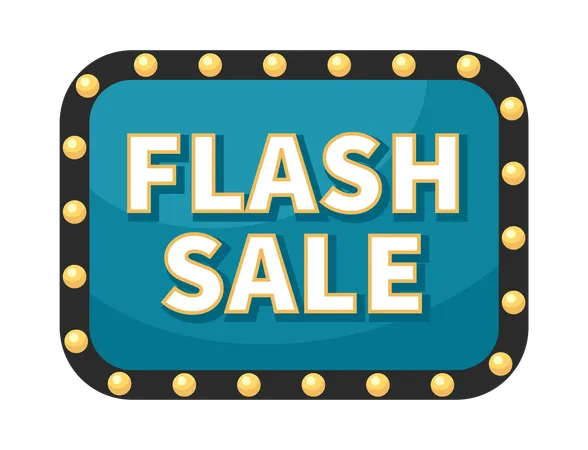 Flash sale  Illustration