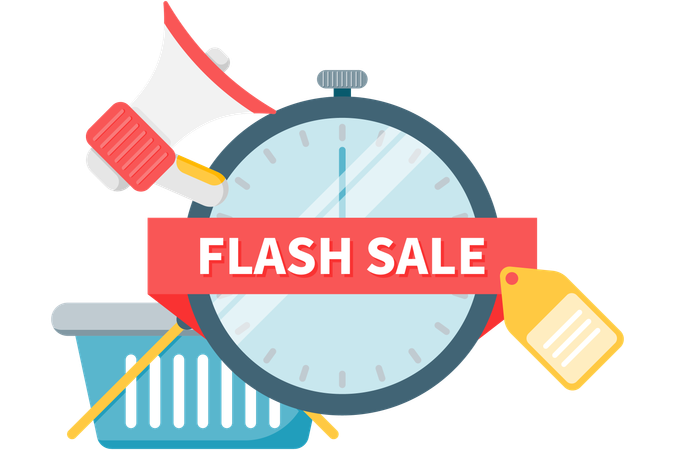 Flash sale  Illustration