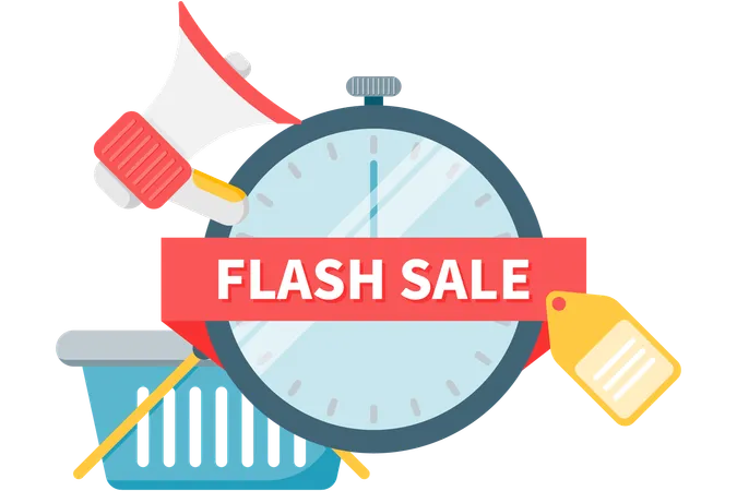 Flash sale  Illustration