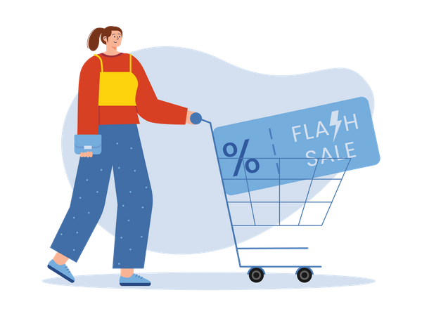 Flash sale  Illustration