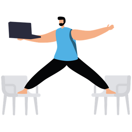 Flexible work  Illustration