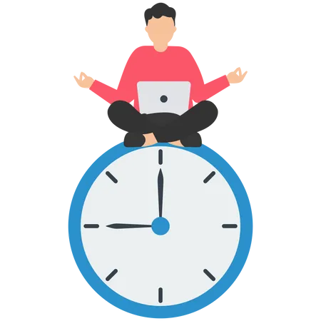 Flexible Working Hour  Illustration