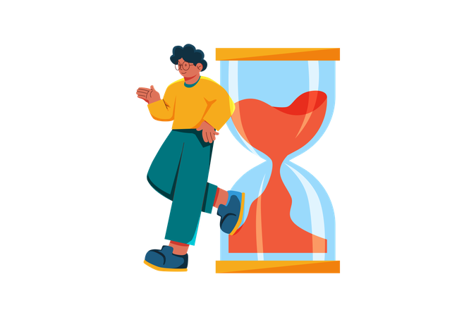Flexible Working Hours  Illustration