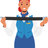 flight attendant illustration free download