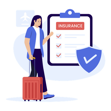 Flight Insurance  Illustration