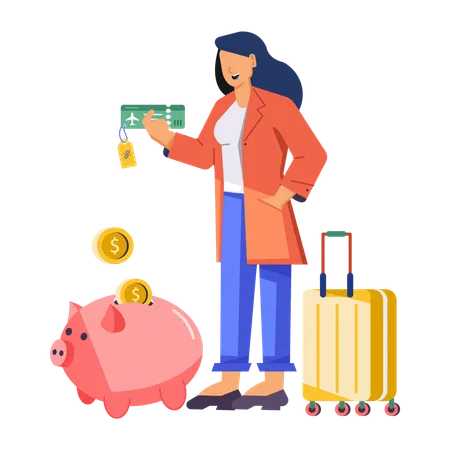 Flight Savings  Illustration