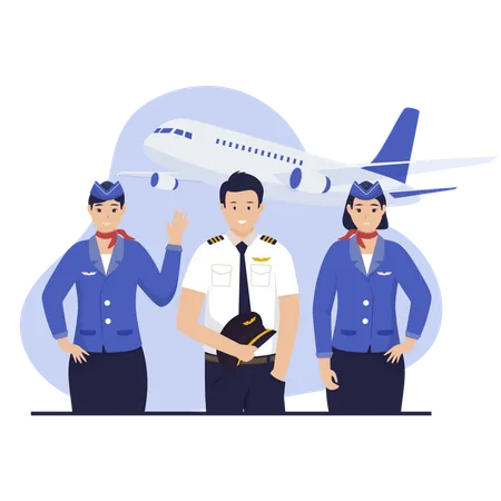 Flight staff  Illustration