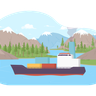 illustration floating