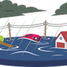 flood illustration svg