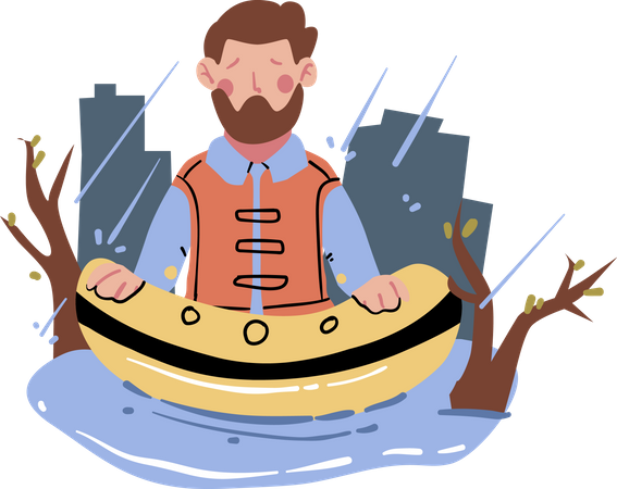 Flood  Illustration