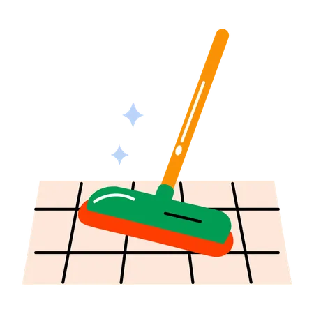 Floor Cleaning  Illustration