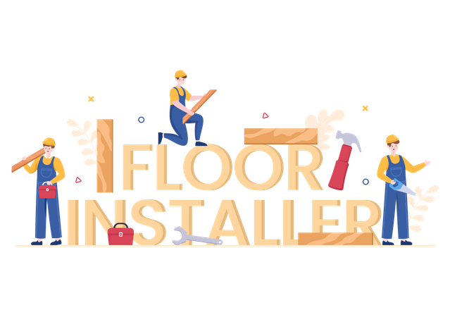 Floor Installation Illustration