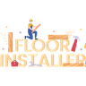 illustration floor installation