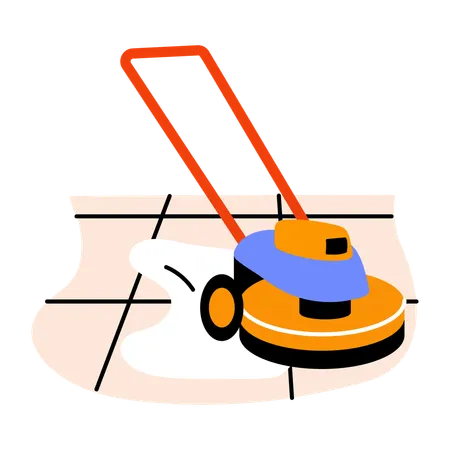 Floor Polisher  Illustration