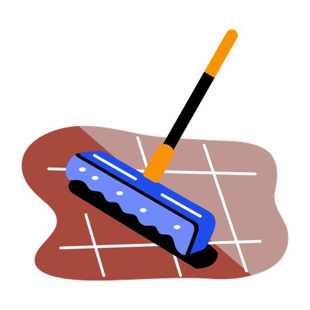 Floor Squeegee  Illustration