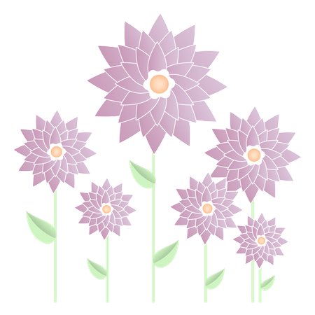 Flores da primavera  Ilustração