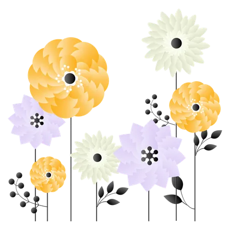 Flores de primavera  Illustration