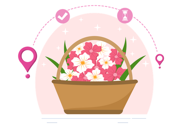 Flower bouquet  Illustration