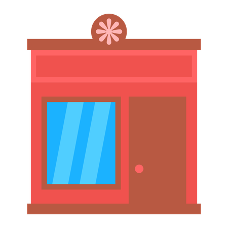 Flower Shop  Illustration