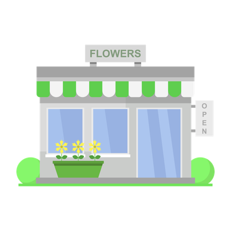 Flower Shop  일러스트레이션