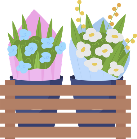 Flower shop Illustration