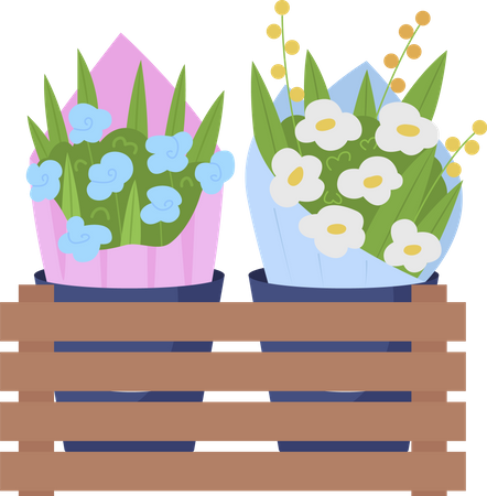 Flower shop  Illustration