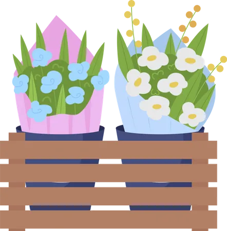 Flower shop  Illustration