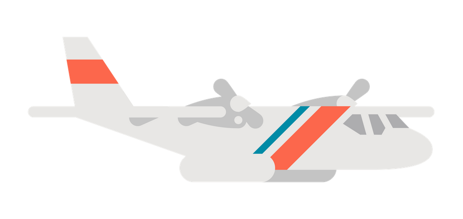 Flugzeug  Illustration