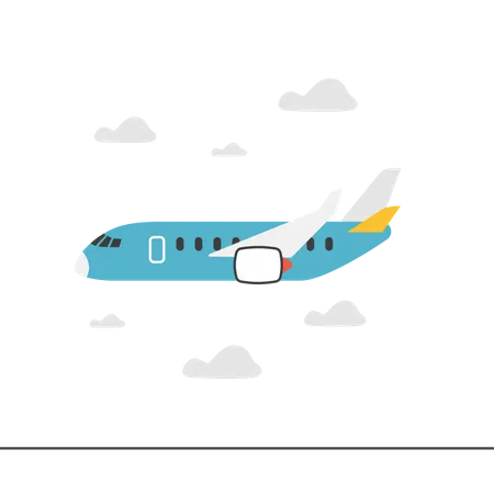 Flugzeug  Illustration