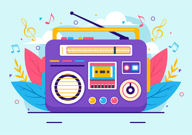 Fm Radio  Illustration