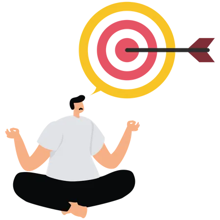 Focus On Goal  Illustration