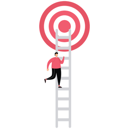 Focus on short term goal to achieve long term success  Illustration