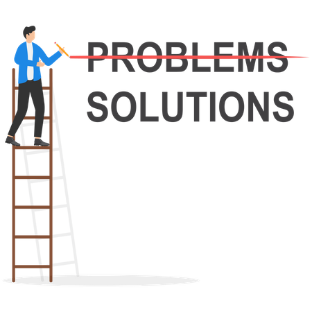 Focusing on solutions not on problems  Illustration