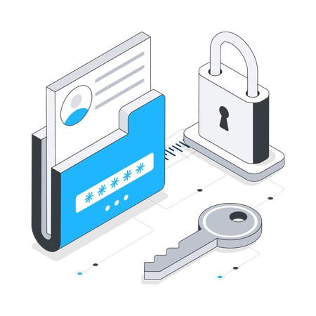 Folder Security  Illustration