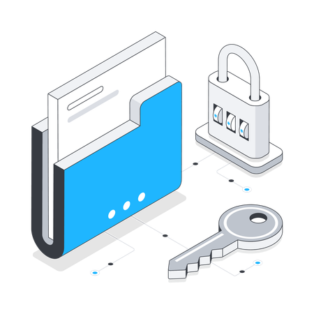 Folder Security  イラスト