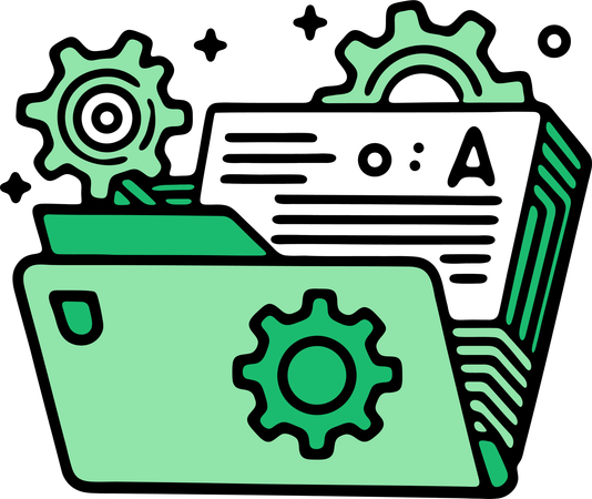 Folder setting  Illustration